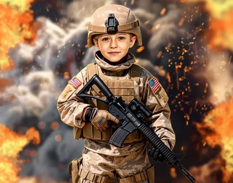 DIY supply crates with stenciled numbers and hazard tape