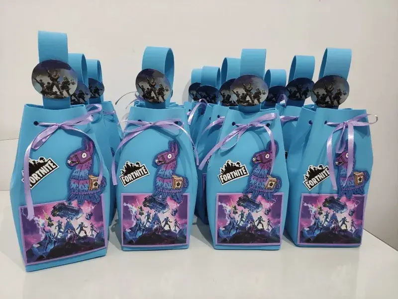 DIY supply crate prop made from painted cardboard boxes