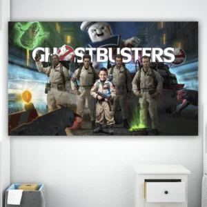 Ghostbusters Birthday Banner with Photo – Personalized 36×24 Horizontal (24h Delivery) – Digital Download