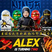 LEGO Ninjago birthday party theme