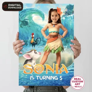 personalized-moana-photo-welcome-sign-and-party-deco-moana-kids-birthday-party-kids-moana-girls-2 Moana Welcome Sign with Photo – Personalized Moana Welcome Sign (24h Delivery) – Digital Download