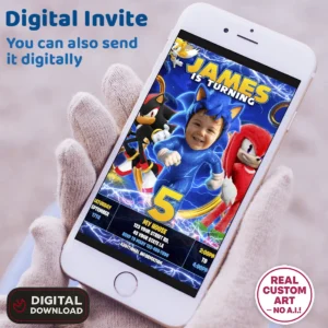 personalized-sonic-photo-invitation-and-party-deco-sonic-kids-birthday-sonic-photo-card-speed-party-gamer-party-2 Sonic Birthday Photo Invitation – Custom Sonic Photo Card (24h Delivery) – Digital Download