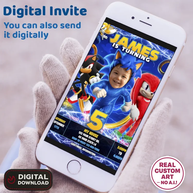 personalized-sonic-photo-invitation-and-party-deco-sonic-kids-birthday-sonic-photo-card-speed-party-gamer-party-2 Sonic Birthday Photo Invitation – Custom Sonic Photo Card (24h Delivery) – Digital Download