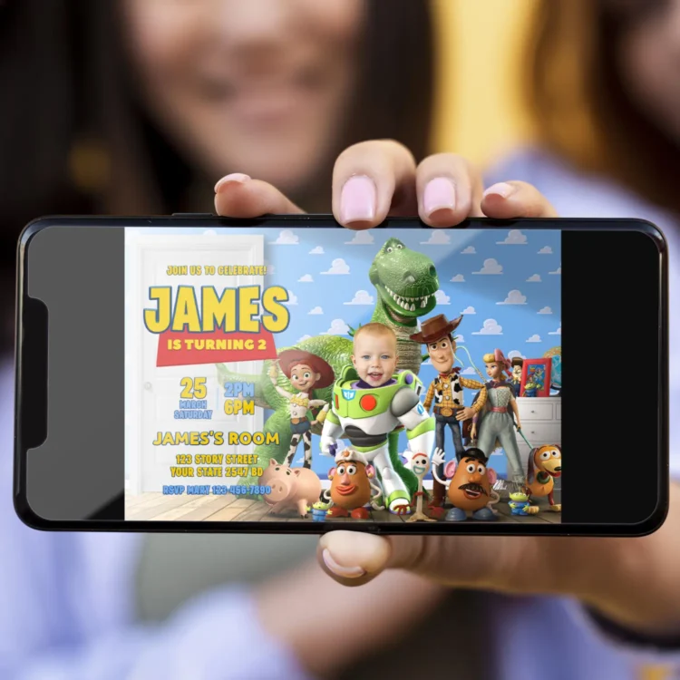 personalized-toy-story-photo-invitation-and-party-deco-buzz-kids-birthday-party-kids-2 Toy Story Buzz Lightyear Birthday Invitation with Photo – Personalized 5×7 Horizontal (24h Delivery) – Digital Download
