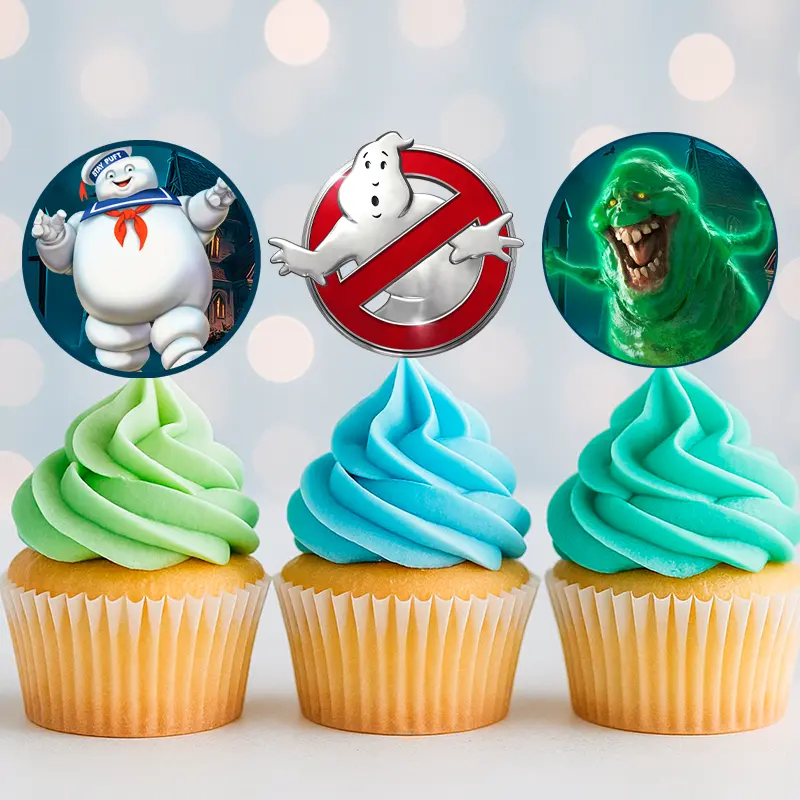 Free Printable Ghostbusters Cupcake Toppers