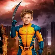 Wolverine themed birthday design