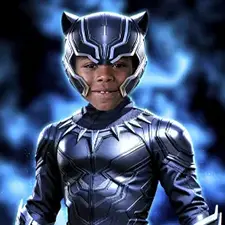 Black Panther themed birthday design