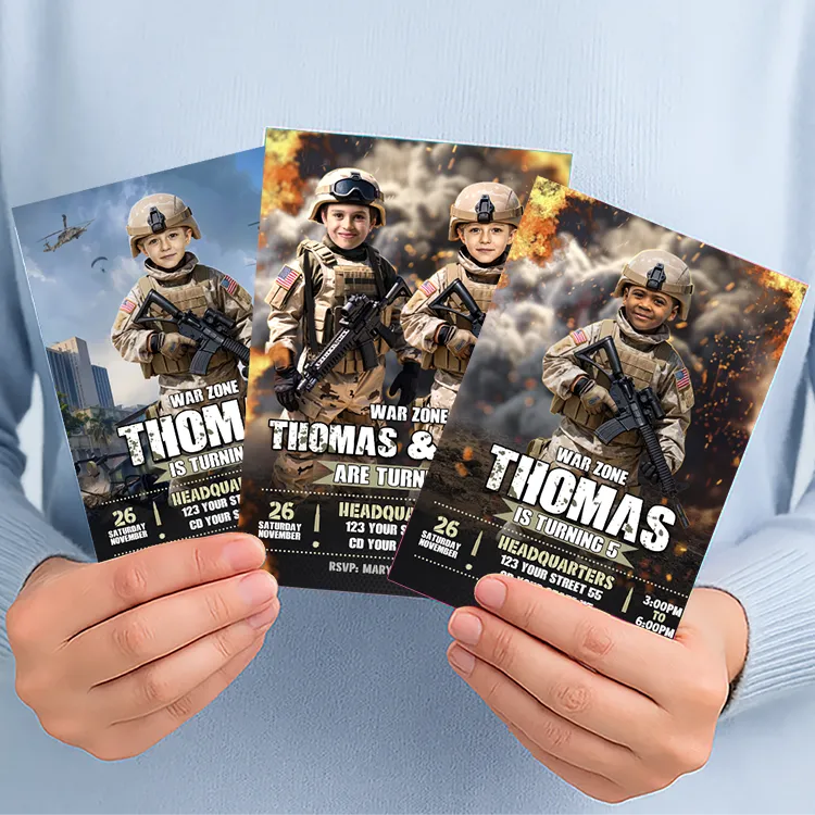 Call Of Duty Invitations With Photo