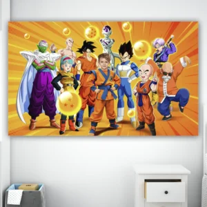 Dragon Ball Birthday Photo Banner – Personalized Goku Birthday Decoration (24 h Delivery) – Digital Download